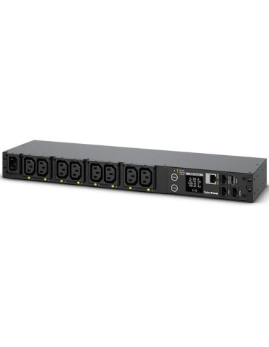 Unidad de Distribución para Alimentación Cyberpower PDU41004/ 16A/ 8x IEC C13/ Formato RACK 1U