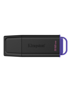 Kingston DataTraveler Exodia Memoria USB 512GB - USB 3.2 Gen 1 - Con Tapa - Enganche para Llavero - Color Negro (Pendrive) 2