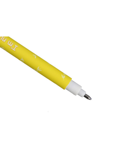 Boligrafo fantasia imaginovo animales tinta azul termosensible borrable punta 1mm pollo
