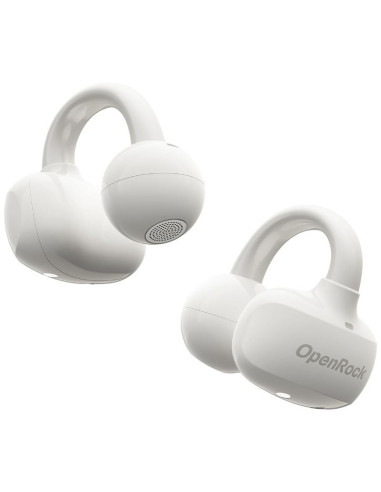 Auriculares Deportivos de Conducción Aérea OpenRock E OPACE02 con estuche de carga/ Autonomía 7h/ Blancos