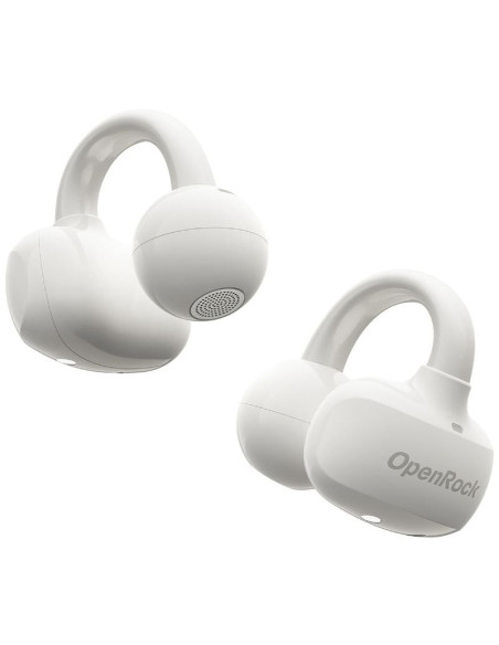 Auriculares Deportivos de Conducción Aérea OpenRock E OPACE02 con estuche de carga/ Autonomía 7h/ Blancos