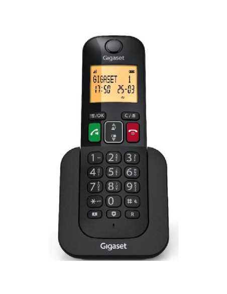Teléfono Inalámbrico Gigaset Elemental 400/ Negro