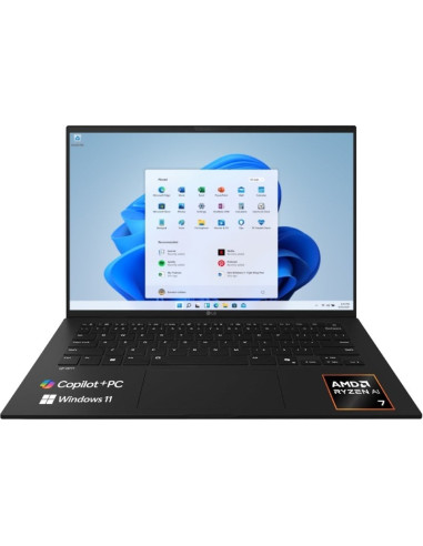 Portátil LG Gram 14Z95U-G.AU85BN Ryzen AI 7 450/ 32GB/ 512GB SSD/ 14""/ Win11