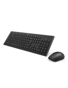 Hama Combo de Teclado y Raton Inalambricos 2.4GHz - Distribucion Qwerty-Es - Pila Aa/Aaa - USB-A - Pies Plegables - Rango 10m -