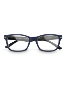 Hama Gafas de Lectura de +3.0 Dioptrias - Montura de Plastico Reciclado - Unisex - Color Azul y Negro