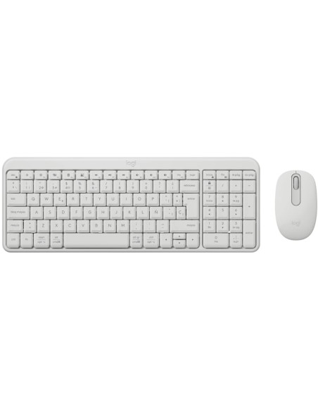 Teclado y Ratón Inalámbricos Logitech Wireless Combo MK250/ Blanco