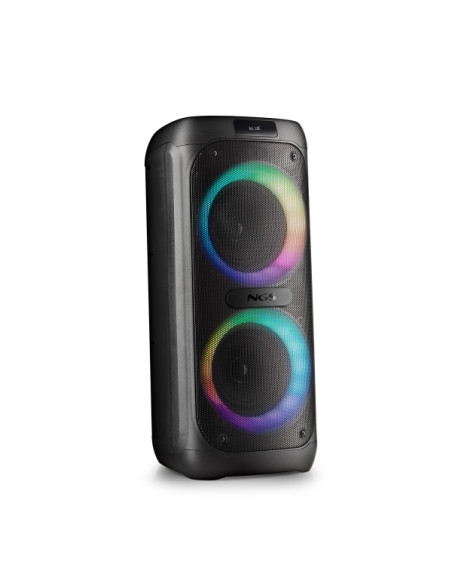 NGS Wild Banger 3 Altavoz Portatil 240W TWS Bluetooth 5.3 - Autonomia hasta 4h - USB y Aux In - Iluminacion LED - Color Negro