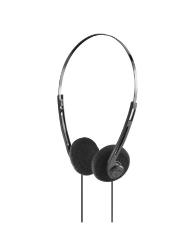Hama Slight II Auriculares con Diadema - Cable 1.2m - Jack 3.5mm - Color Negro
