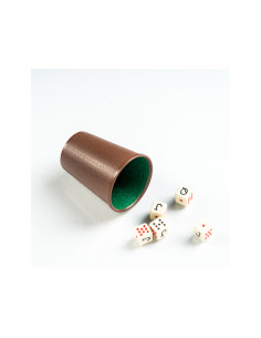 Dados poker forunier con cubilete en blister 2