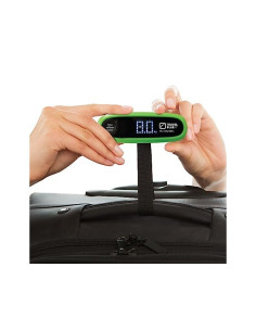 Balanza digital travel blue de viaje hasta 40 kg precision 100 gr usa 2 pilas cr2032 2