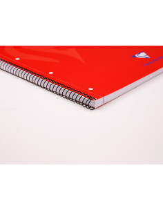 Cuaderno espiral clairefontaine tapa blanda din a4+ micro 80h 4 tal 90 gr cuadro 5 mm colores surtidos 2