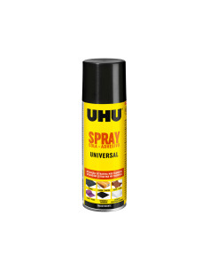 Pegamento uhu spray adhesivo 3 en 1 permanente bote de 200 ml 2