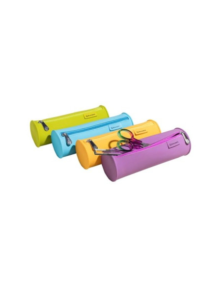 Bolso portatodo exacompta pop n co redondo silicona colores surtidos