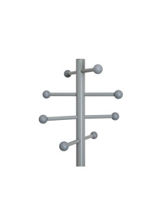Perchero maul saphir lite 8 colgadores color gris altura 171 cm 2