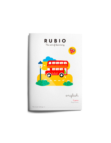 Cuaderno rubio english 6 years beginners