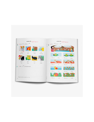Cuaderno rubio english 6 years beginners