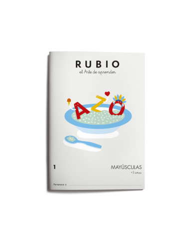 Cuaderno rubio mayusculas 1