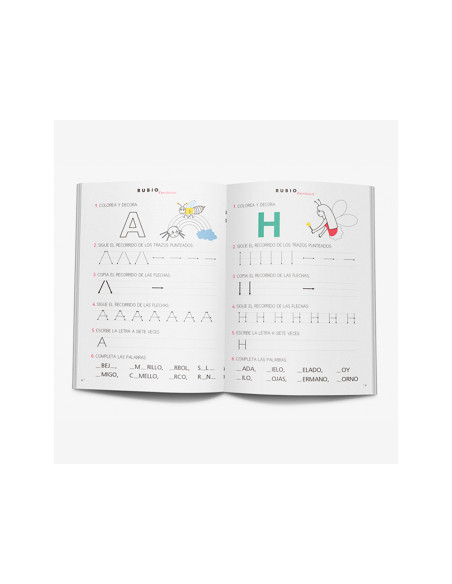 Cuaderno rubio mayusculas 1