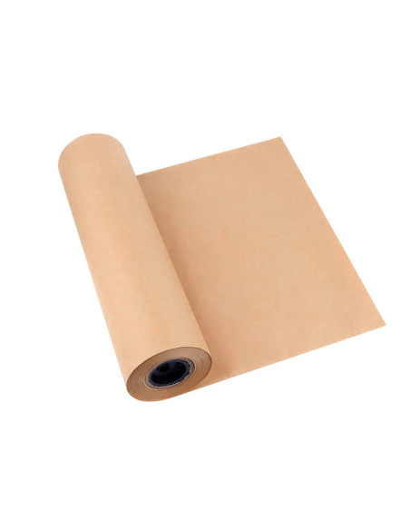 Papel kraft liderpapel marron bobina ancho 31 cm longitud 161 m gramaje 70 g peso 3,5 kg