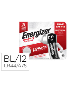 Pila energizer alcalina especialidad lr44 blister de 12 unidades