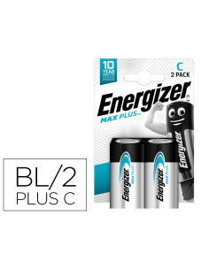 Pila energizer alcalina max plus c blister de 2 unidades