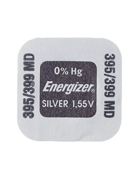 Pila energizer oxido de plata boton 395 blister de 1 unidad