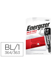 Pila energizer oxido de plata boton 364 blister de 1 unidad