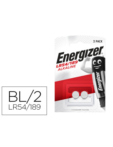 Pila energizer alcalina lr54 blister de 2 unidades
