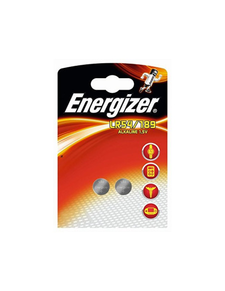 Pila energizer alcalina lr54 blister de 2 unidades