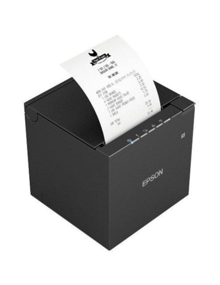 Impresora de Tickets Epson TM-m30III (112)/ Térmica/ Ancho papel 80mm/ USB-Ethernet/ Negra