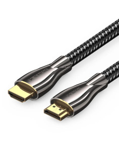 Vention Cable HDMI 2.0 - Resolucion 4K - ARC - Longitud 2m - Conectores Chapados en Oro - Chaqueta Trenzada de Algodon y PVC - C
