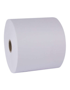Apli Rollo de Papel Electra 76.5 x 65 x 12 mm - Resistente al Agua y al Desgarro - Ideal para Etiquetas y Señalizacion - Blanco