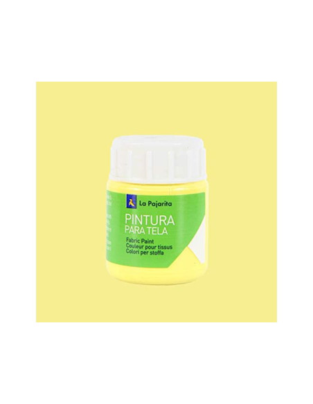 Pintura para tela la pajarita amarillo claro 25 ml