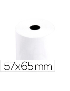 Rollo sumadora q-connect electro 57 mm ancho x 65 mm diametro sin bisfenol a