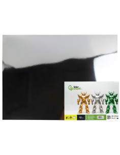 Cartulina liderpapel 50x65 cm 235g/m2 metalizada plata 2