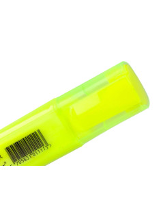 Rotulador q-connect fluorescente amarillo punta biselada 2