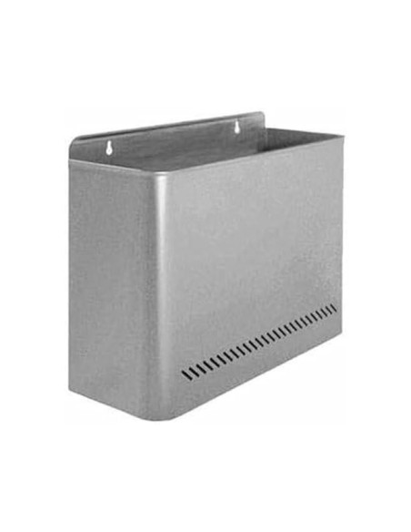 Papelera metalica 99 de pared gris 285x125x325 mm
