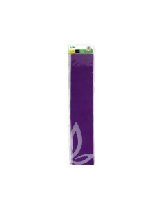 Papel crespon liderpapel 50 cm x 2.5m 34g/m2 violeta 2