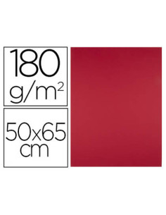 Cartulina liderpapel 50x65 cm 180g/m2 rojo navidad