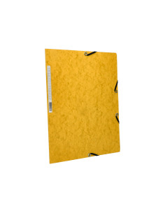 Carpeta q-connect gomas kf02166 carton simil-prespan solapas 320x243 mm amarilla 2