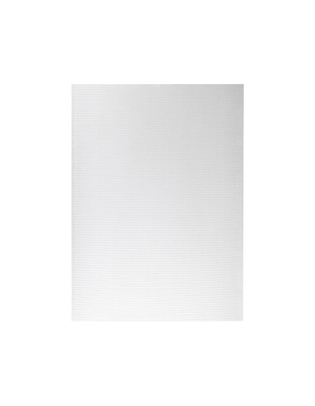 Carton ondulado liderpapel 50 x 70cm 320g/m2 blanco