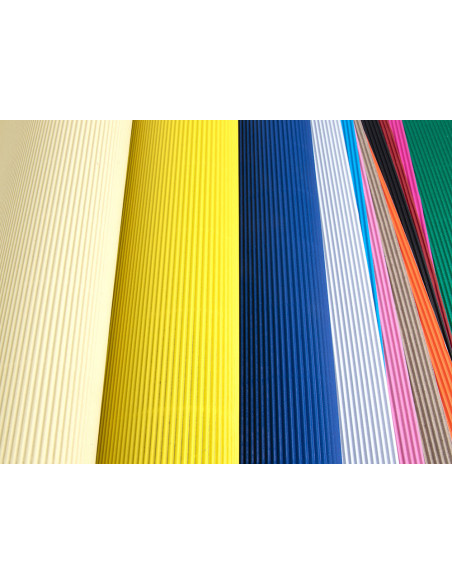 Carton ondulado liderpapel 50 x 70cm 320g/m2 blanco