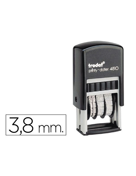 Fechador trodat entintaje automatico 3.8 mm printy 4810