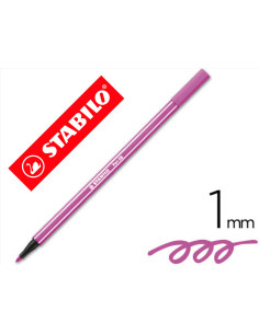 Rotulador stabilo acuarelable pen 68 lila punta gruesa 1mm