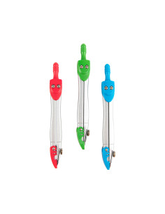 Compas liderpapel con protector de punta colores surtidos 2