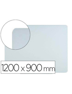 Pizarra blanca bi-office cristal magnetica 1200x900 mm