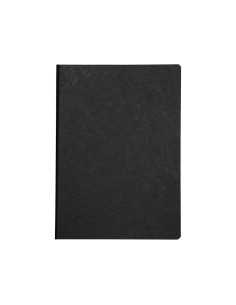 Libreta age-bag tapa cartulina lomo cosido liso 96 hojas color negro 210x297 mm 2