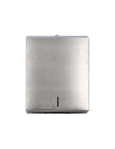 Dispensador q-connect de toallitas de papel acero inoxidable 283x100x365 mm