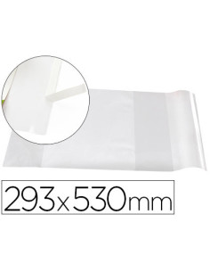 Forralibro liderpapel nº29 con solapa ajustable adhesivo 293 x 530 mm