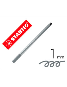 Rotulador stabilo acuarelable pen 68 gris azulado claro punta gruesa 1mm